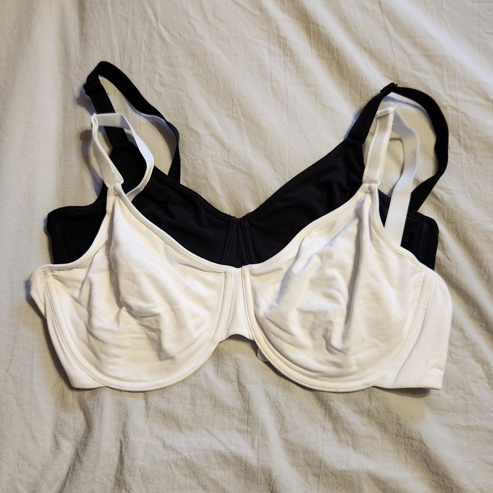 Set of 2 Fruit of the Loom Unlined Underwire Bras